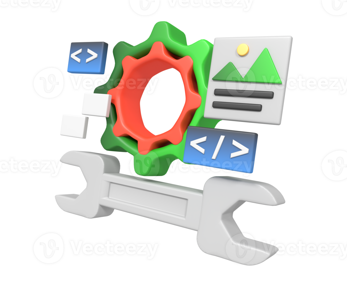 Software engineering and development the build concept png