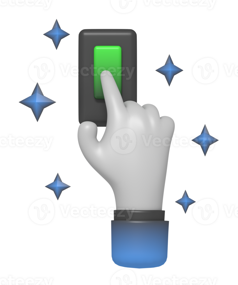 Pressing the button png