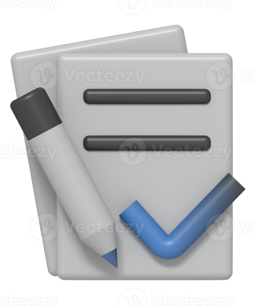 Note book checklist png