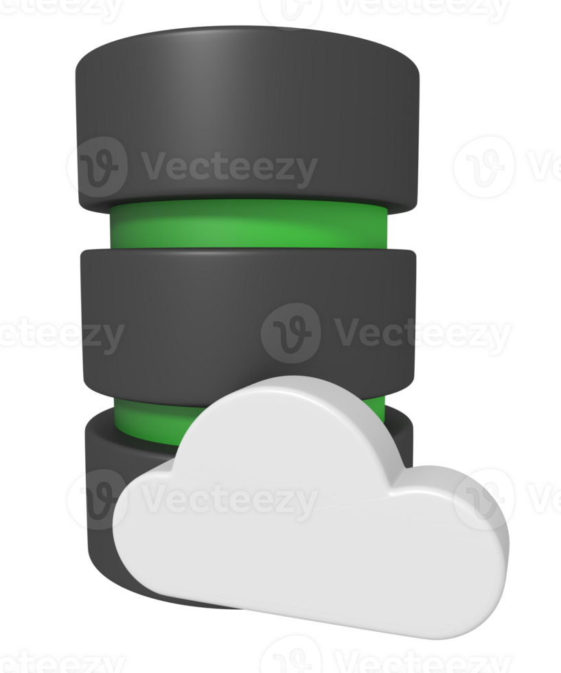 Database server cloud storage png