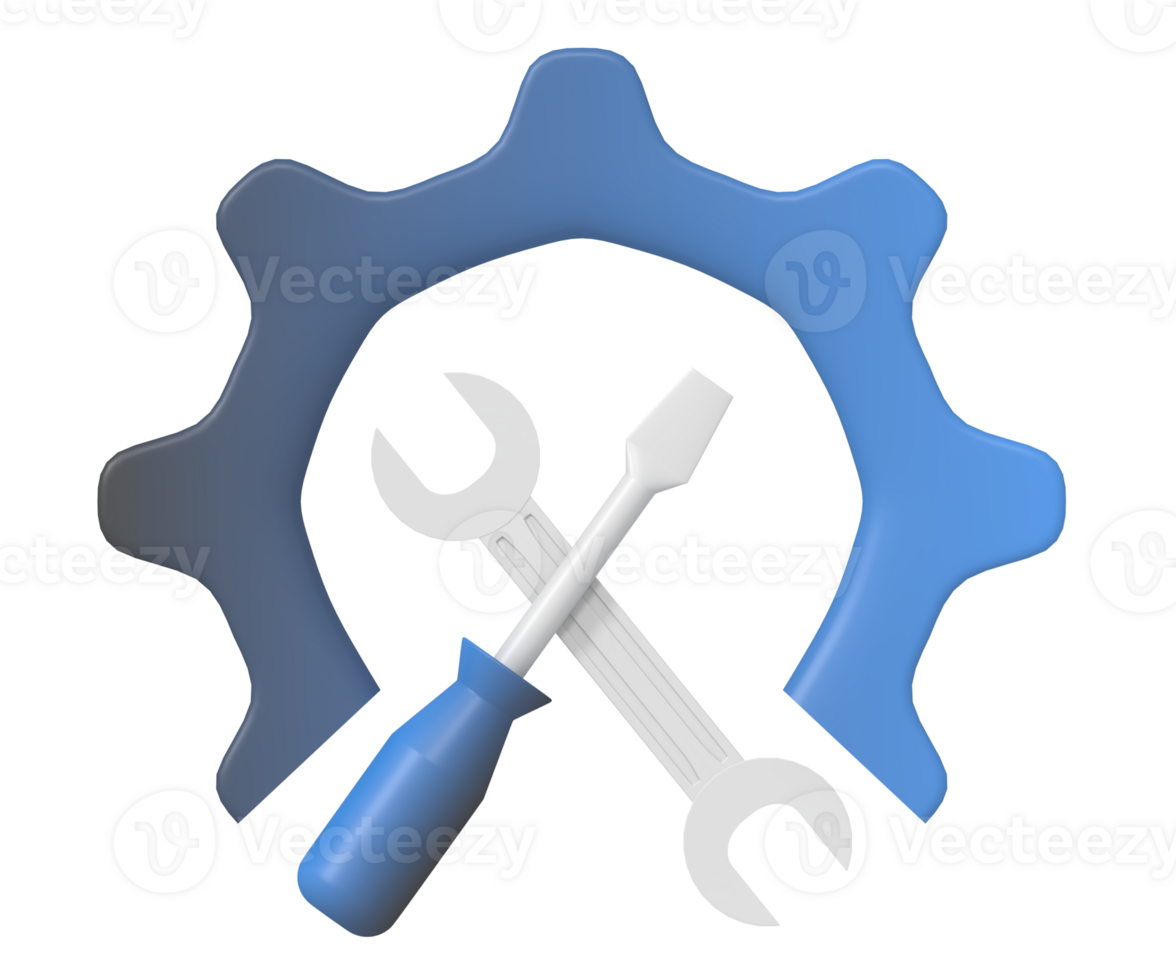 gear setting wrench screwdriver png