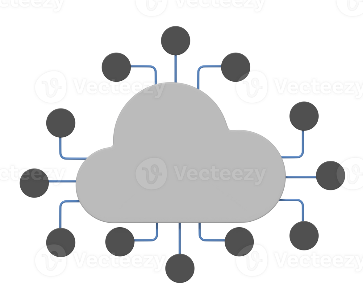 Netzwerk von Wolke Lager png