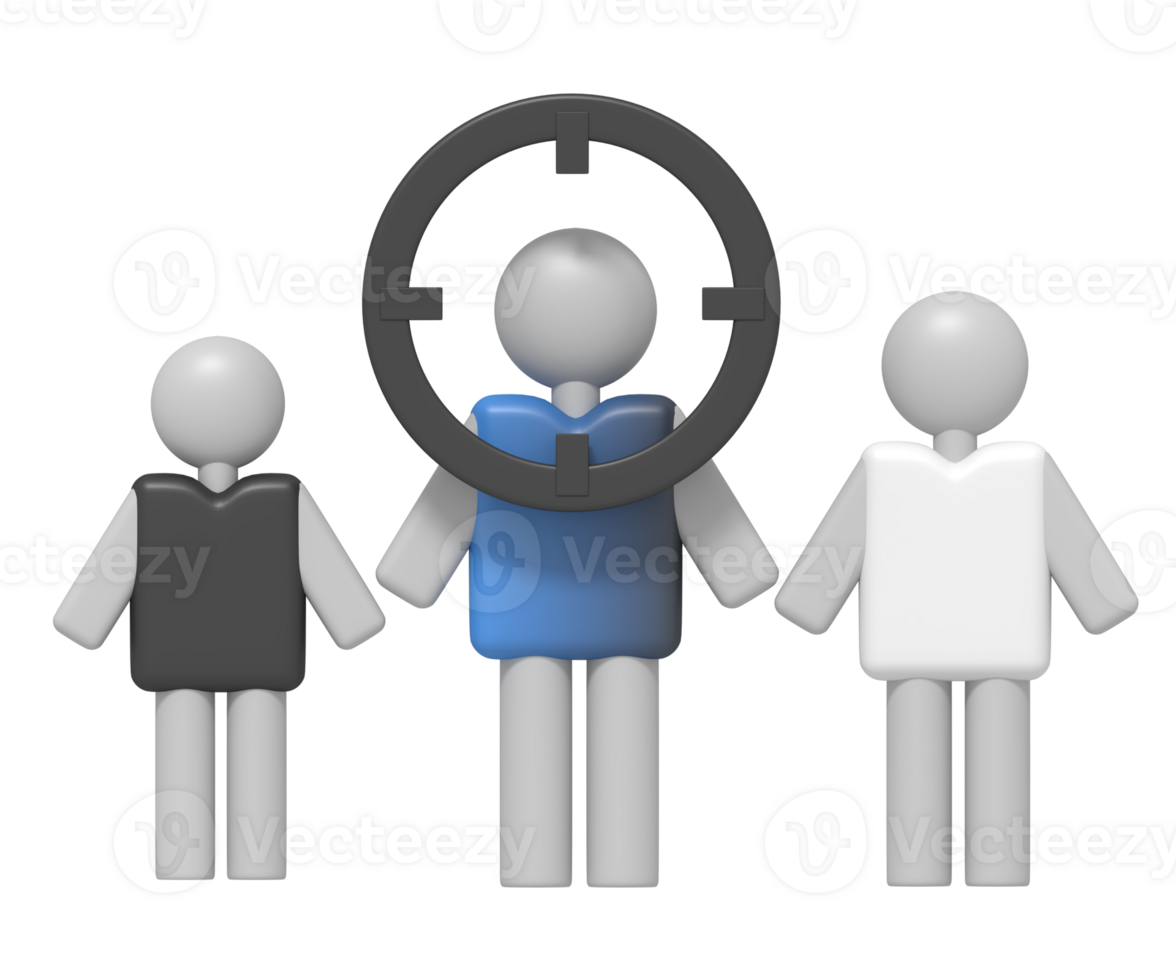 Targeting team customer png