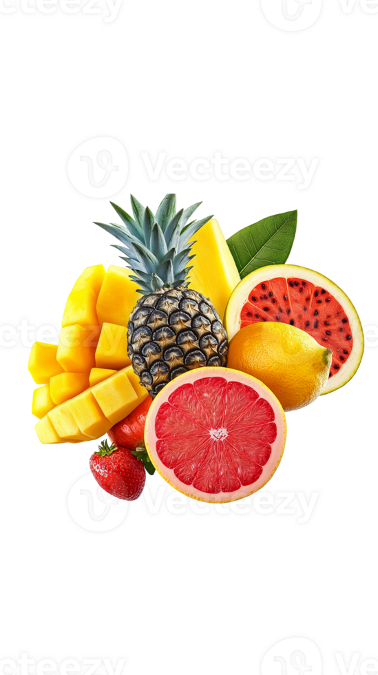 tropisch fruit geïsoleerd transparant voorwerpen png