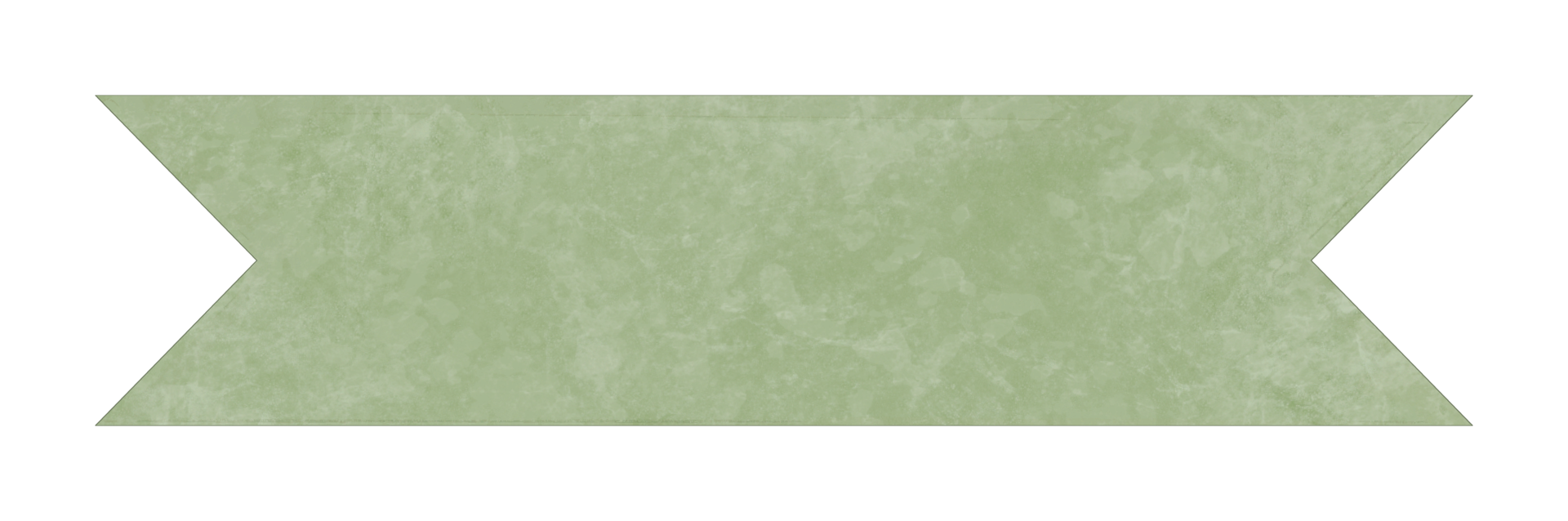 Green Textured Washi Tape with Angled Ends No Background png