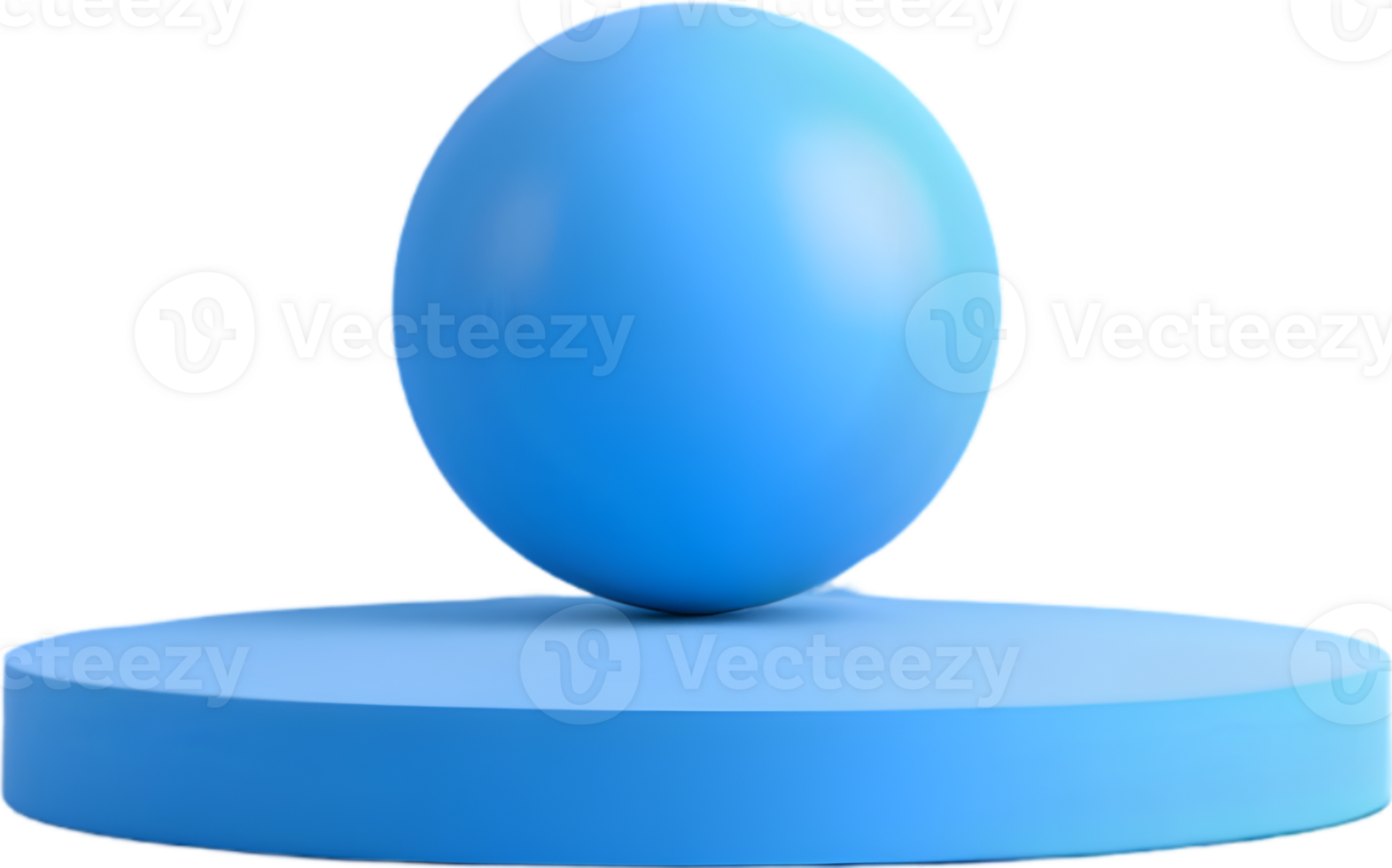 A blue egg on top of a stand png