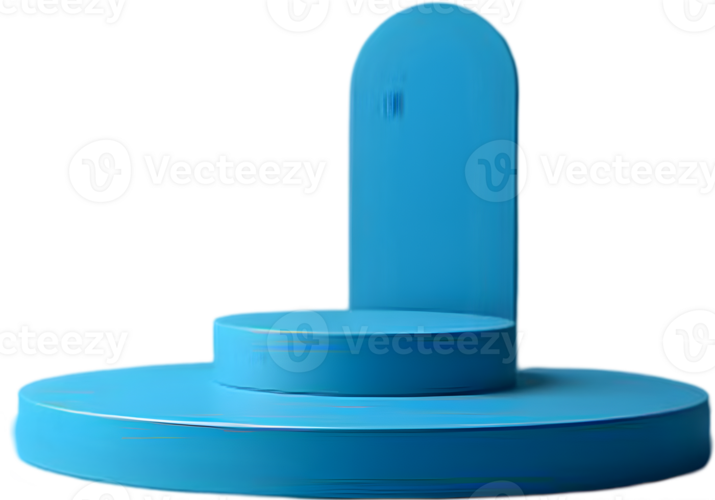 A blue stand with a blue base png