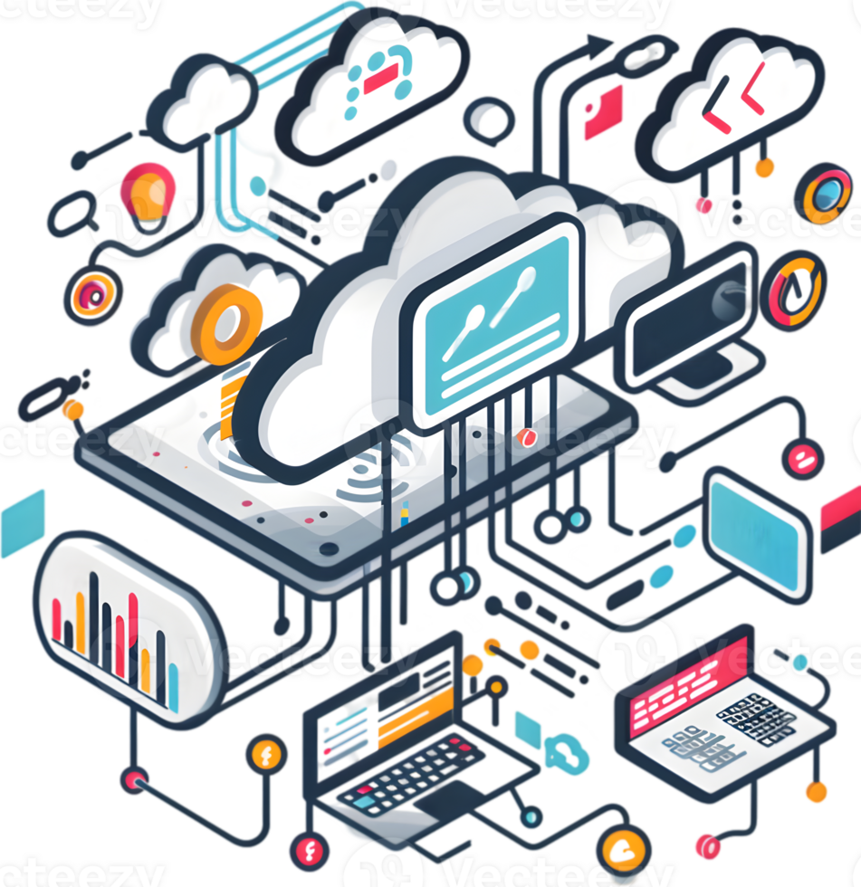 Cloud computing is a type of computing that is based on the internet png