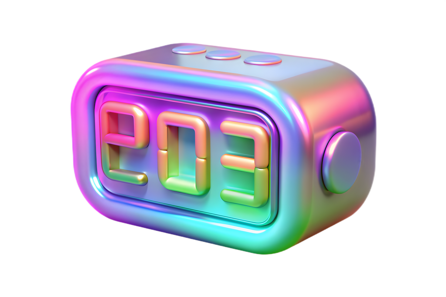 A colorful cube with the word 30 on it png