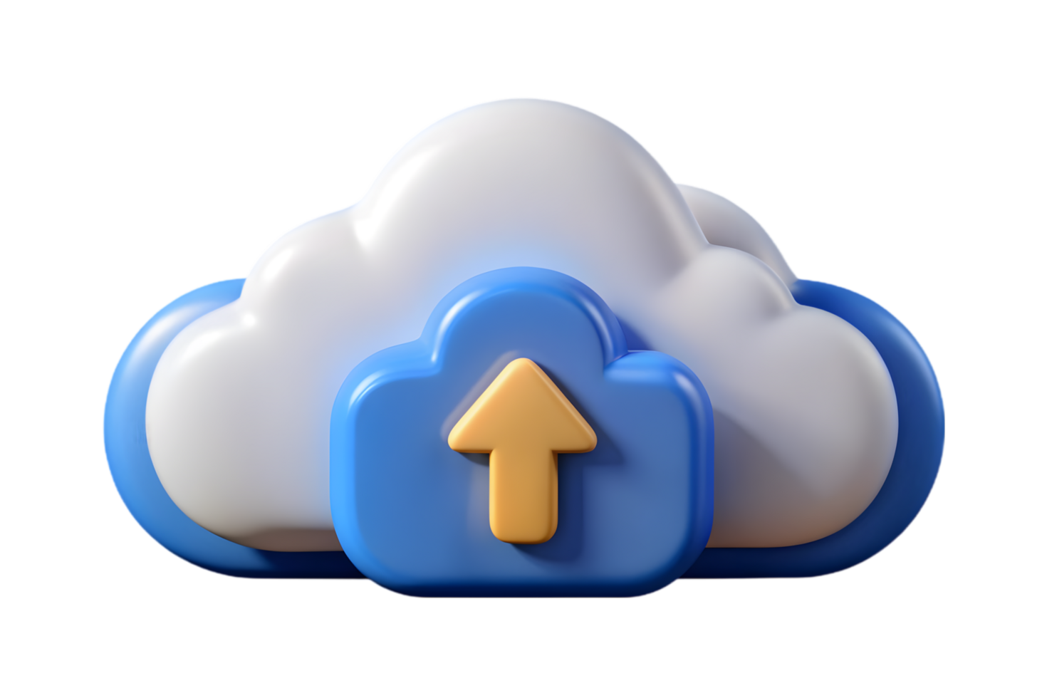 A cloud with an arrow pointing up png