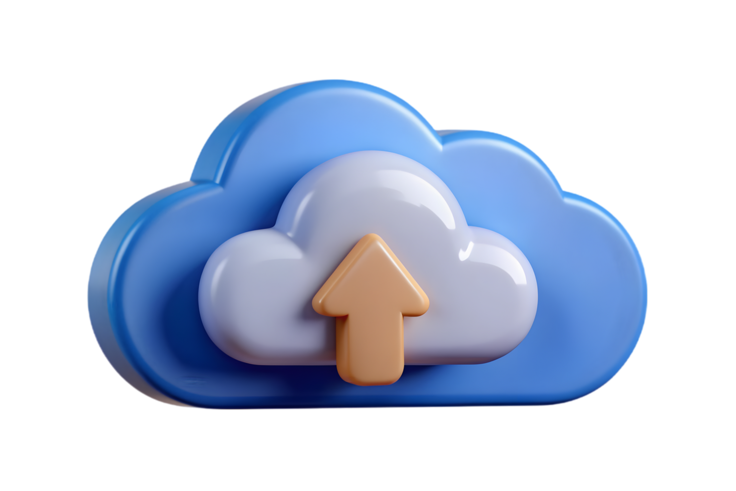 A cloud with an arrow pointing up png