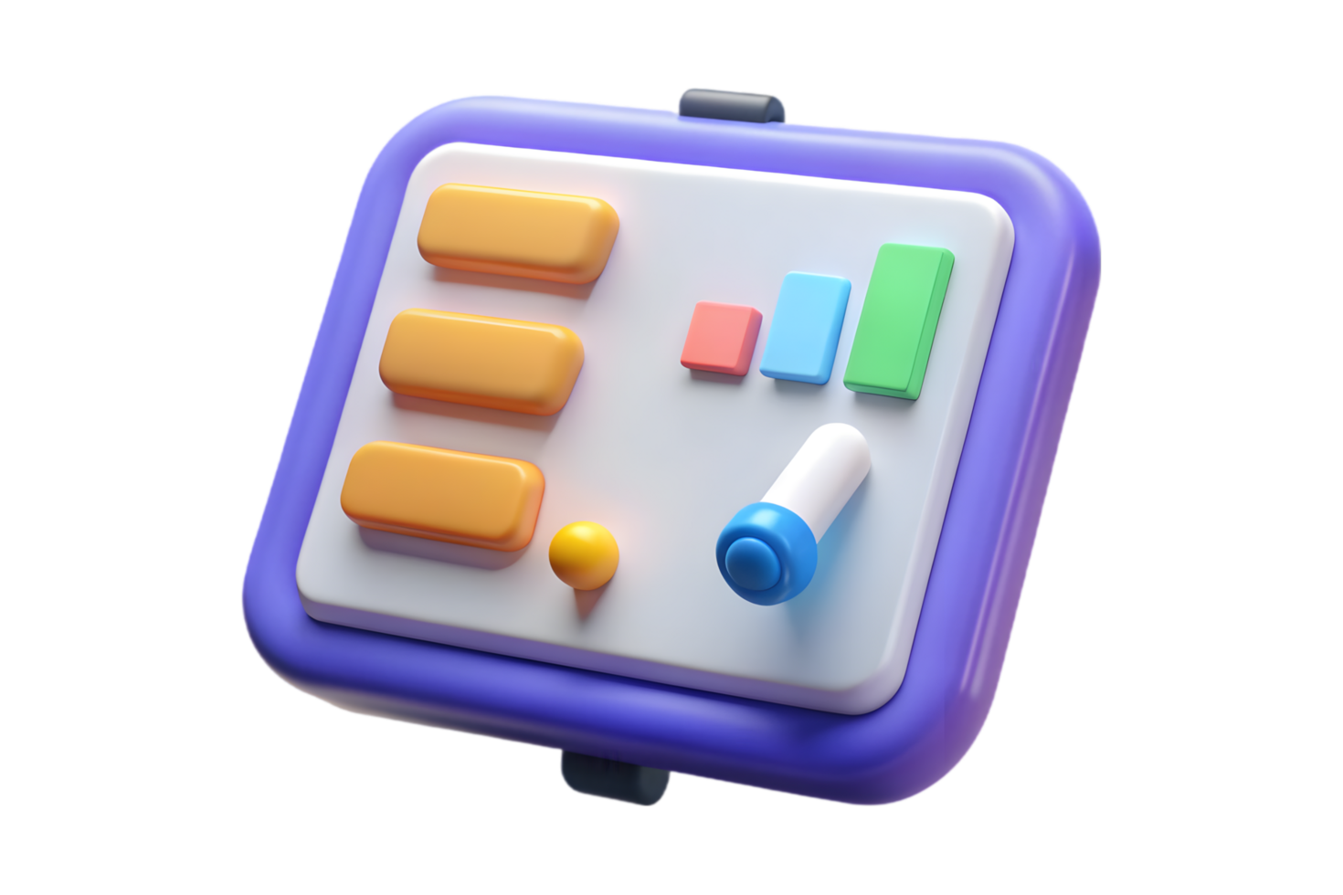A purple and blue square with a bunch of different colored buttons png