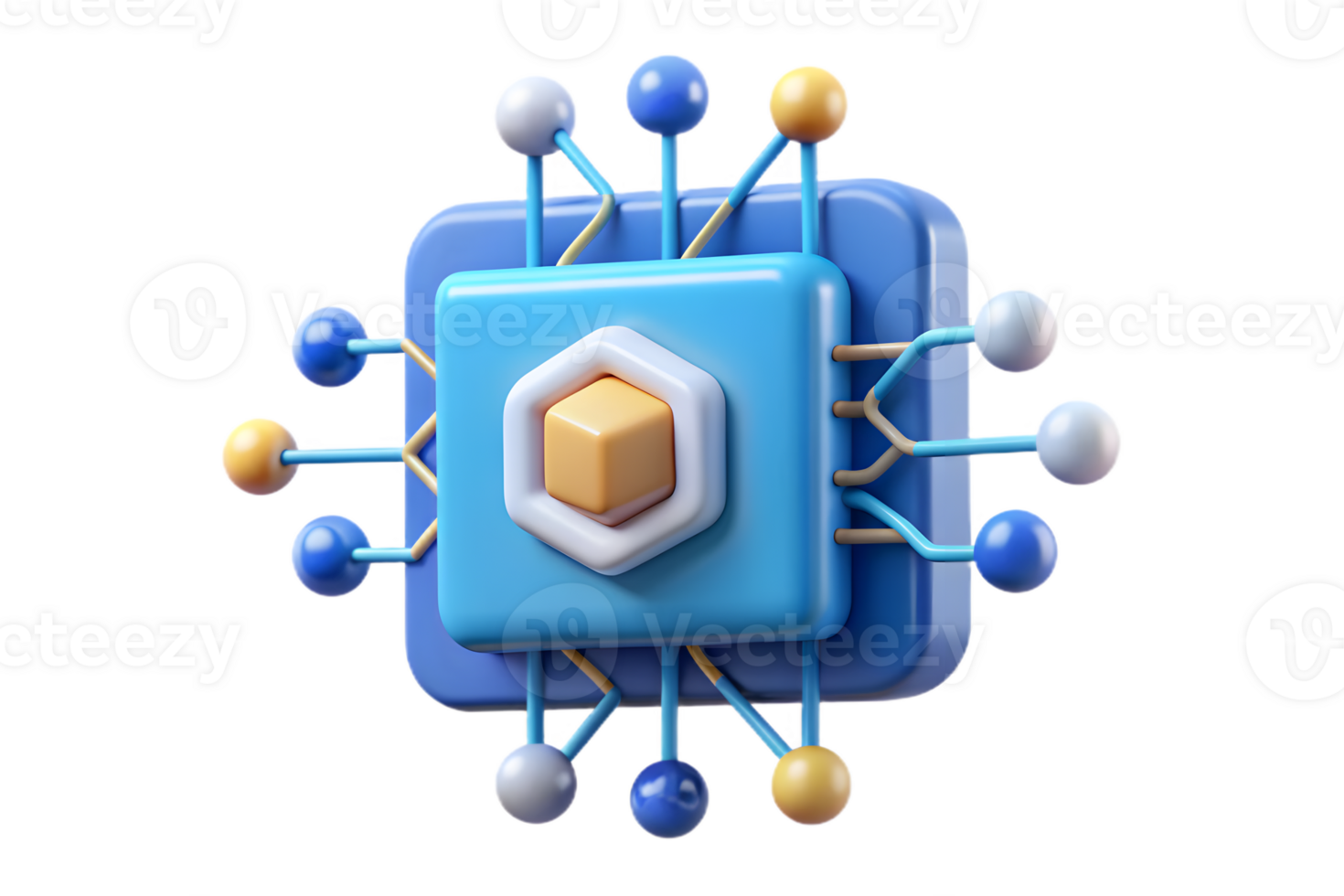 isométrico plano ai alimentado quantum Informática conceito Como uma minimalista abstrato apresentando quantum Informática elementos com digital conexões e partícula padrões. º png