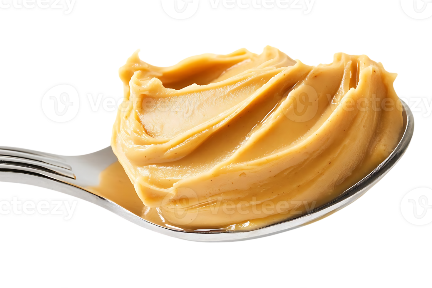 Peanut Butter Spoon - Creamy, Delicious, and Ready to Eat with a Transparent Background png