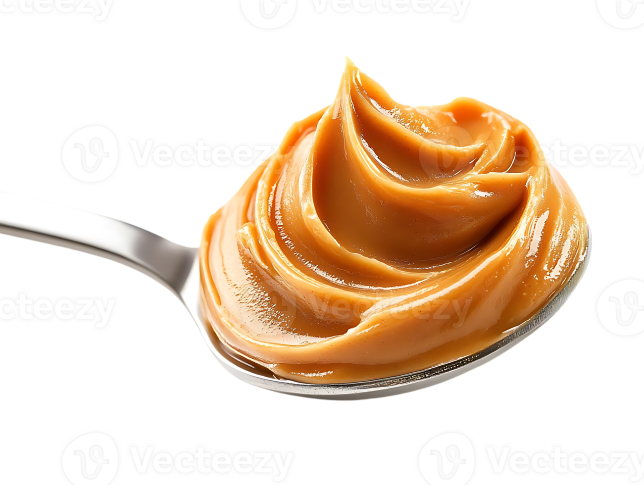 Peanut Butter on a Spoon with a Transparent Background png