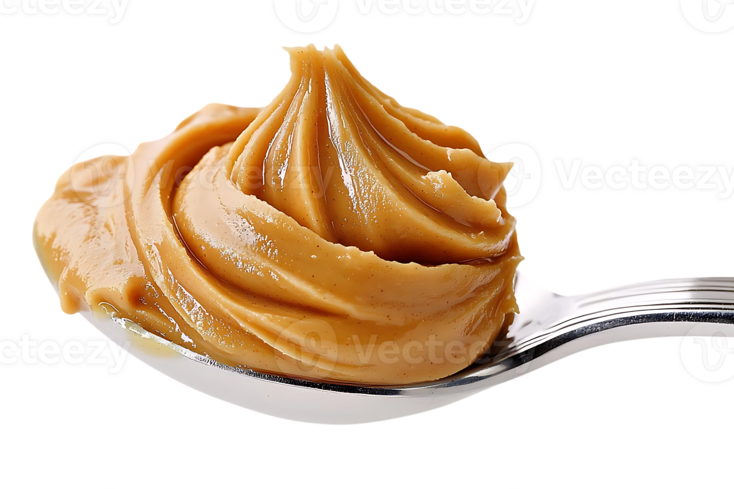 Peanut Butter on a Spoon with Transparent Background, Delicious and Creamy Peanut Butter, Perfect for Sandwiches, Smooth Texture, Healthy and Nutritious, Spreadable Peanut Butter, Delicious Snack png