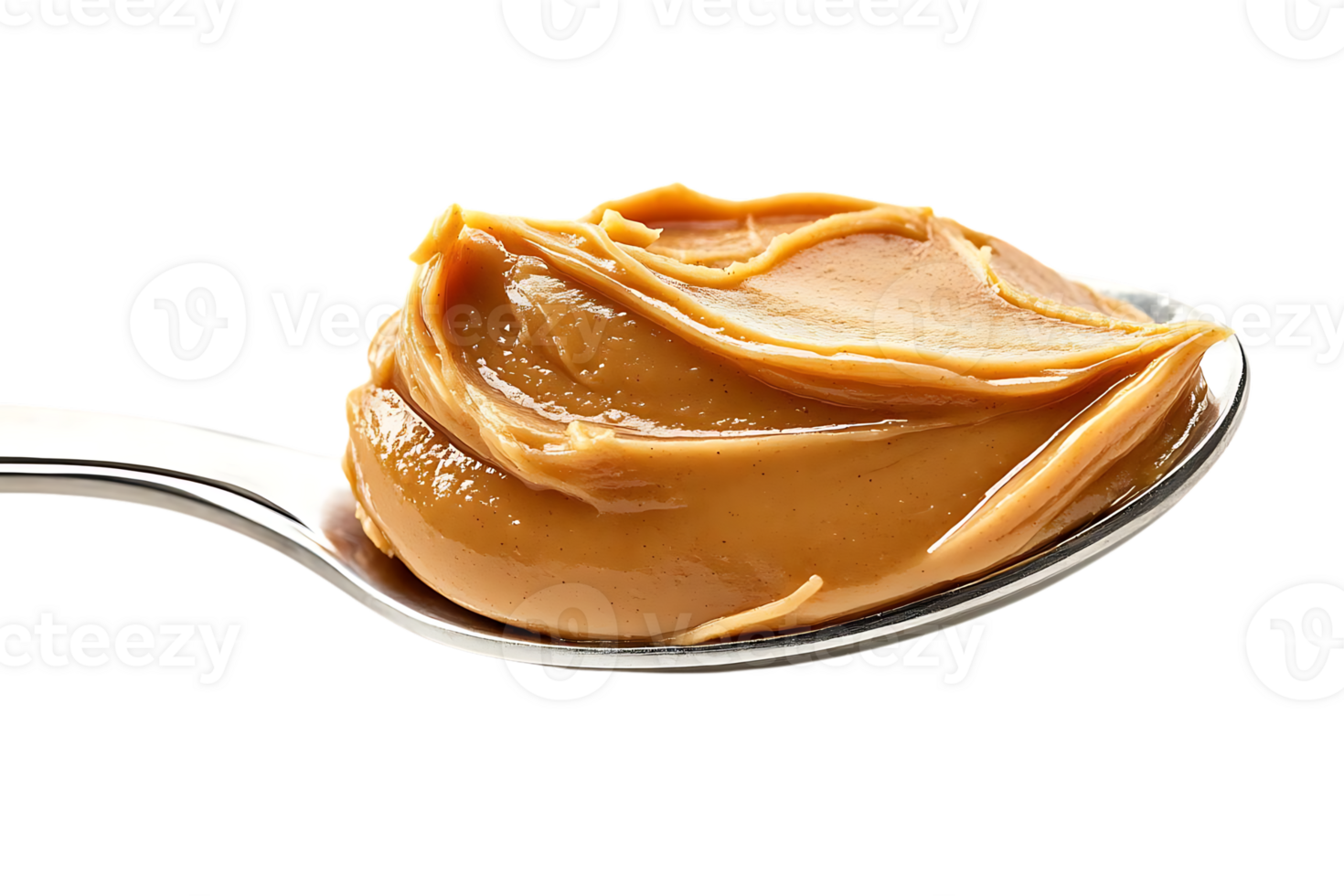 Peanut Butter Spoonful, Creamy and Delicious, Isolated on Transparent Background png