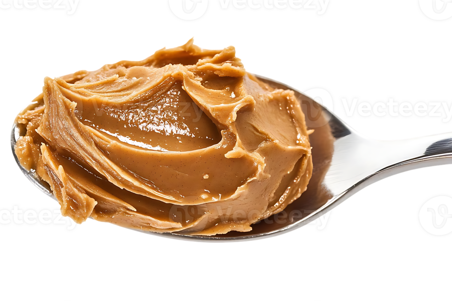 Peanut Butter on a Spoon with a Transparent Background png