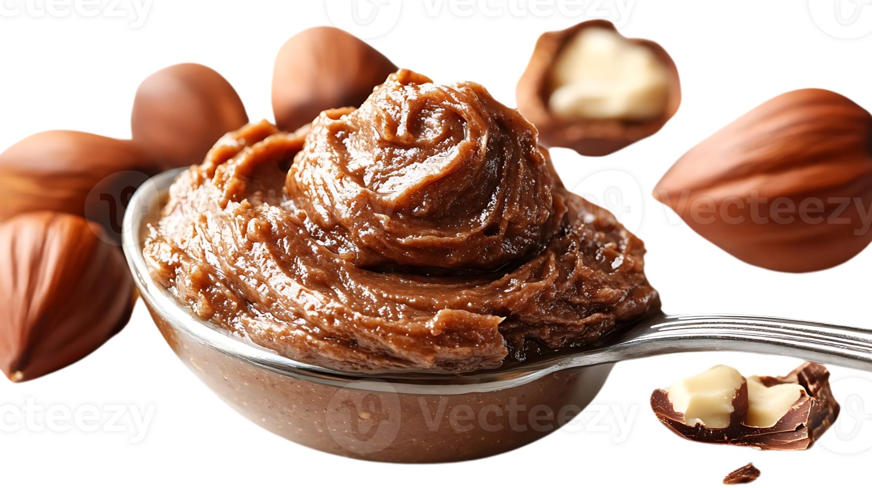 Delicious Hazelnut Spread with a Transparent Background png