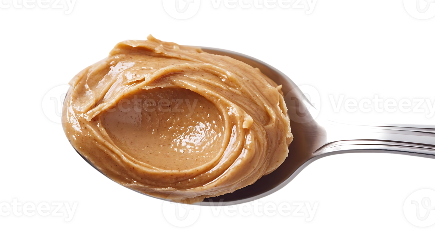 Peanut Butter on a Spoon with a Transparent Background png