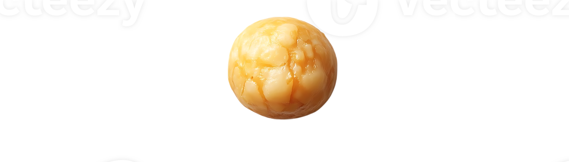 A Single, Golden, Round Candy with a Transparent Background Perfect for Your Creative Projects png