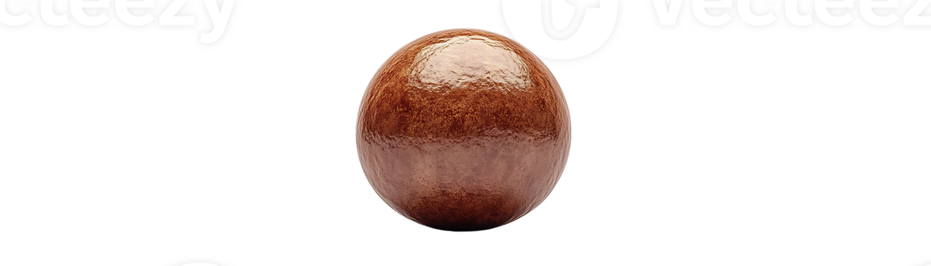 A Shiny Brown Egg with a Transparent Background, Perfectly Isolated png