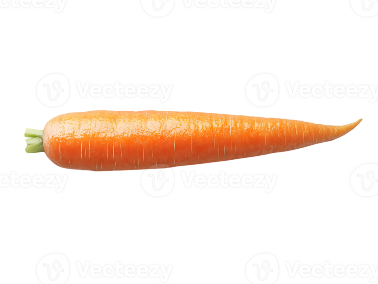 A Single Carrot with a Transparent Background png