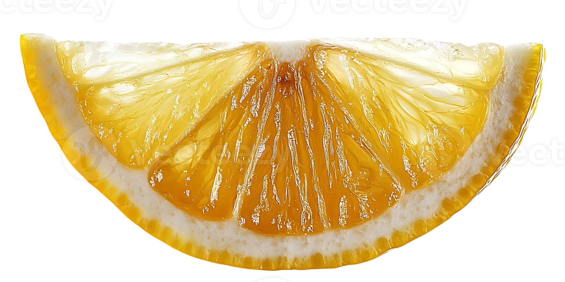 A Fresh Slice of Lemon with a Transparent Background, a Zesty Citrus Burst png