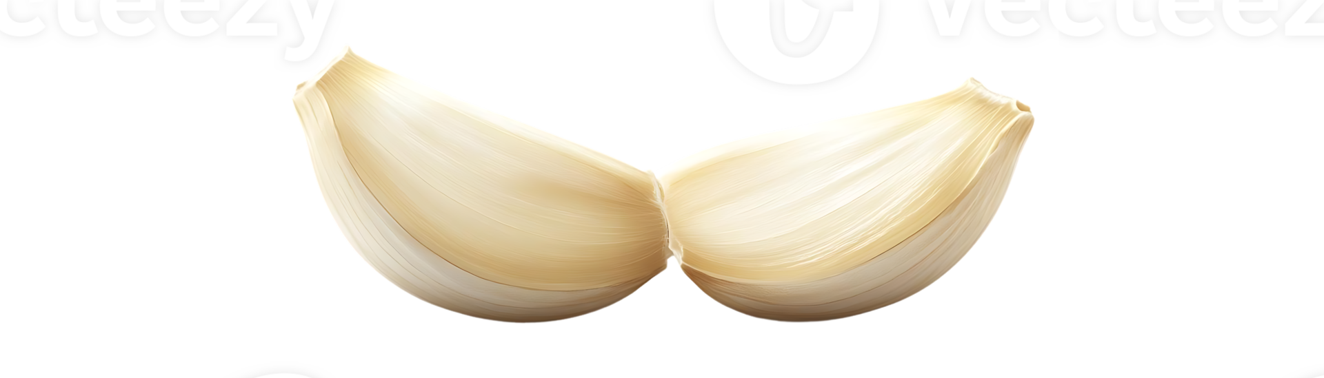 Garlic Cloves Isolated on a Transparent Background, Ready to Add Flavor to Your Dishes png