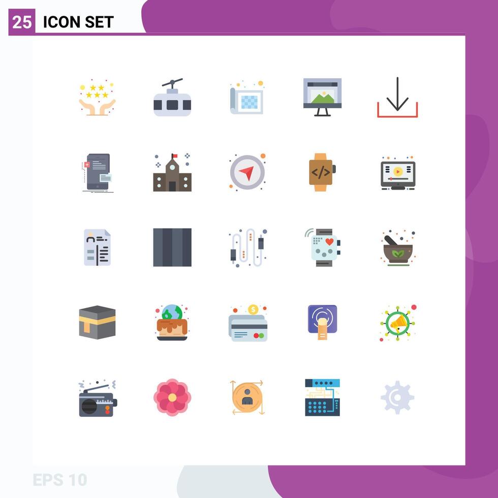 25 Flat Color concept for Websites Mobile and Apps website design tourism computer ratio Editable element Design Elements vector