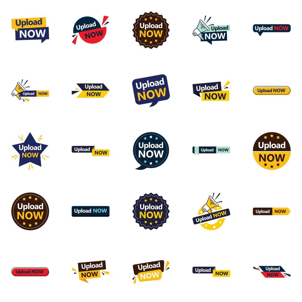 Upload Now 25 High Impact element Banners to Enhance Your Marketing and Branding Efforts vector