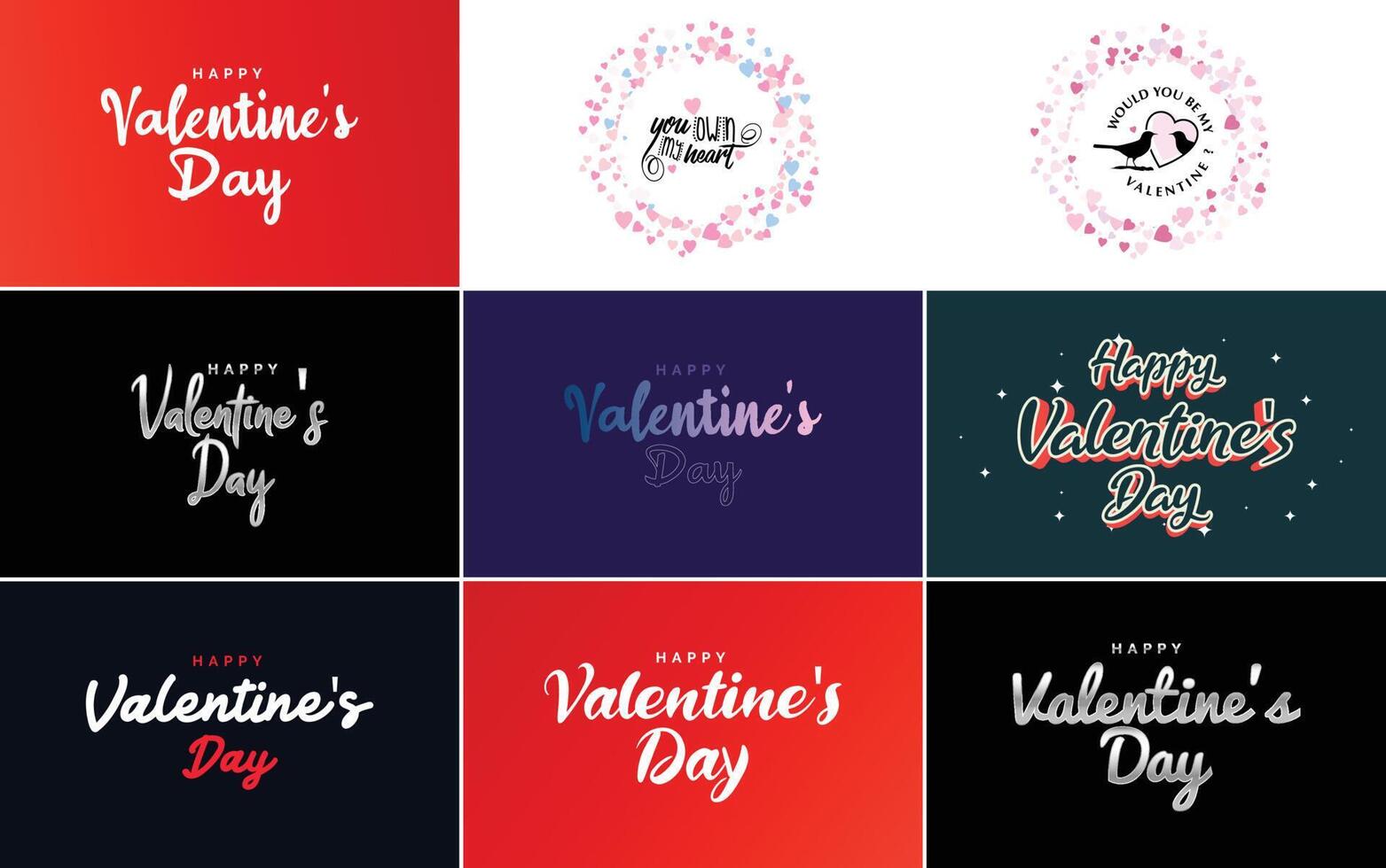 Love word art design with a heart shaped background and a sparkling effect vector