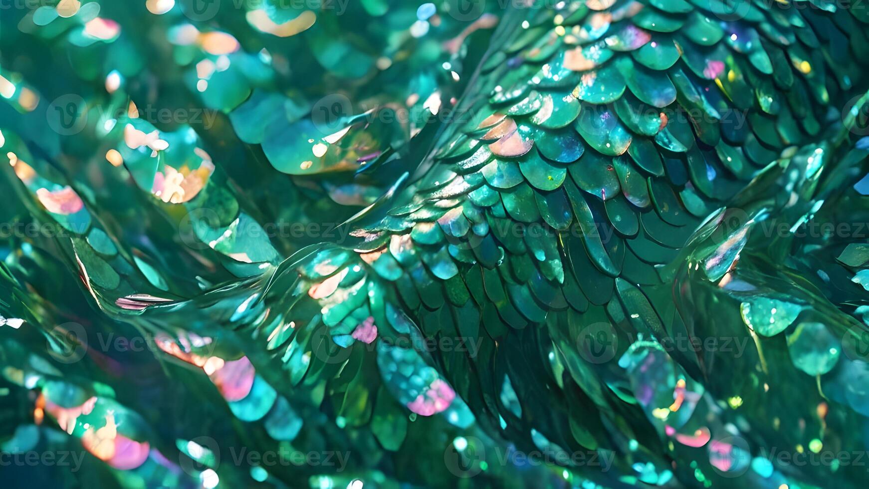 scale texture of skin of fish, snake or dragon. green shiny snakeskin Background. abstract New Year's banner of symbol of 2025 for year of snake photo
