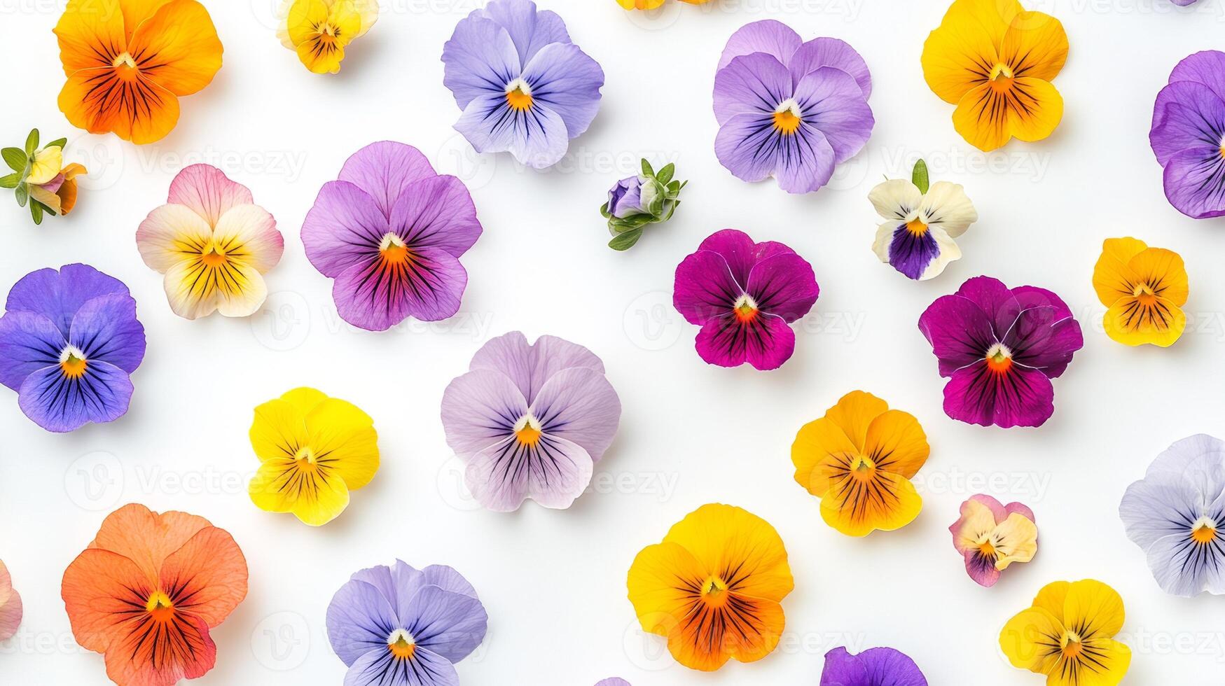 Colorful Pansies - Playful and Charming Floral Photography photo