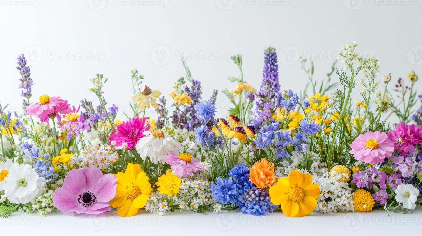 Colorful Wildflowers Still Life - Dynamic and Harmonious Photography photo
