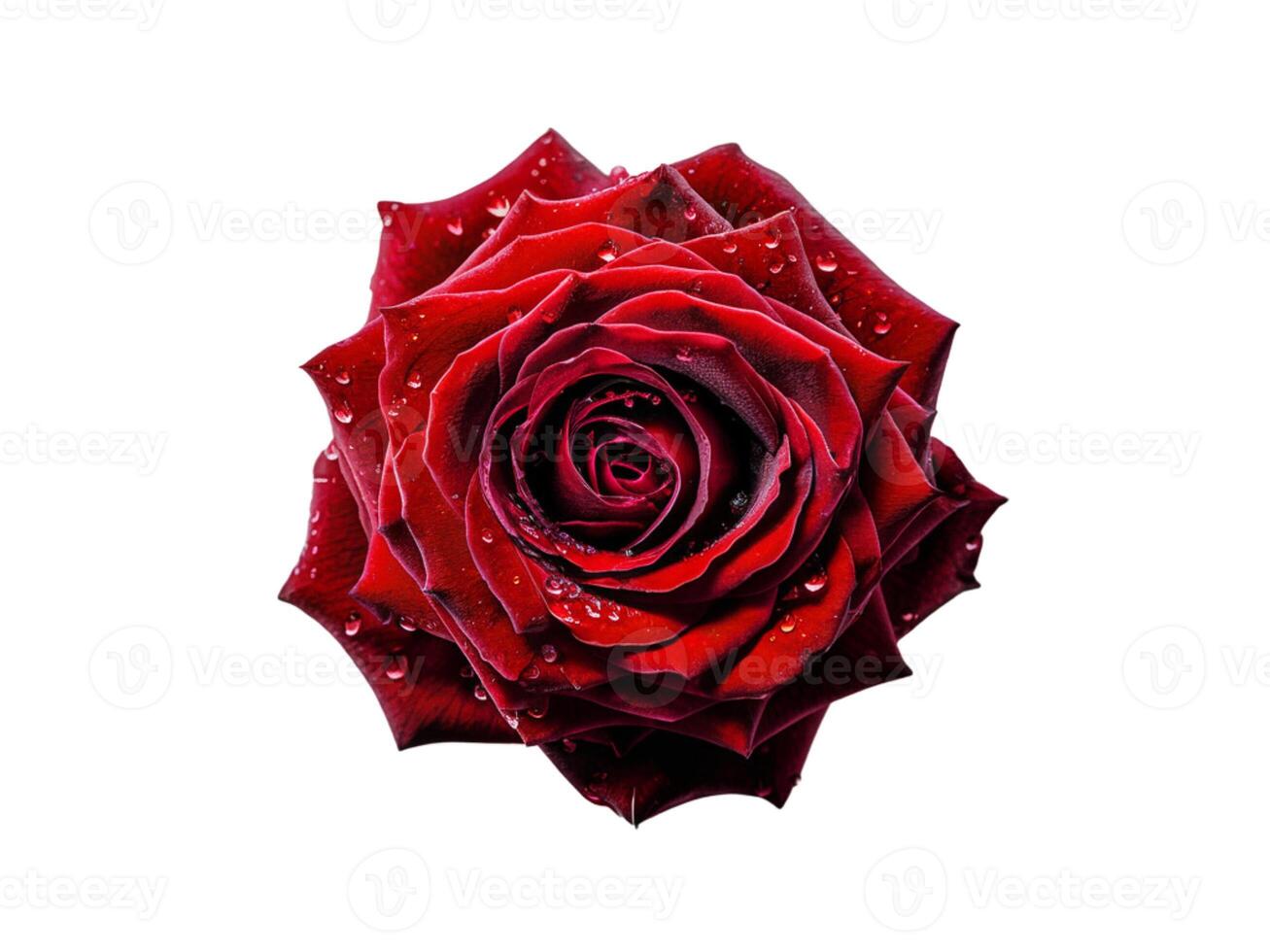 Red rose petals photo