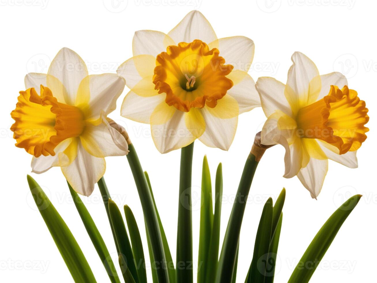 Bright yellow flowers on white background photo