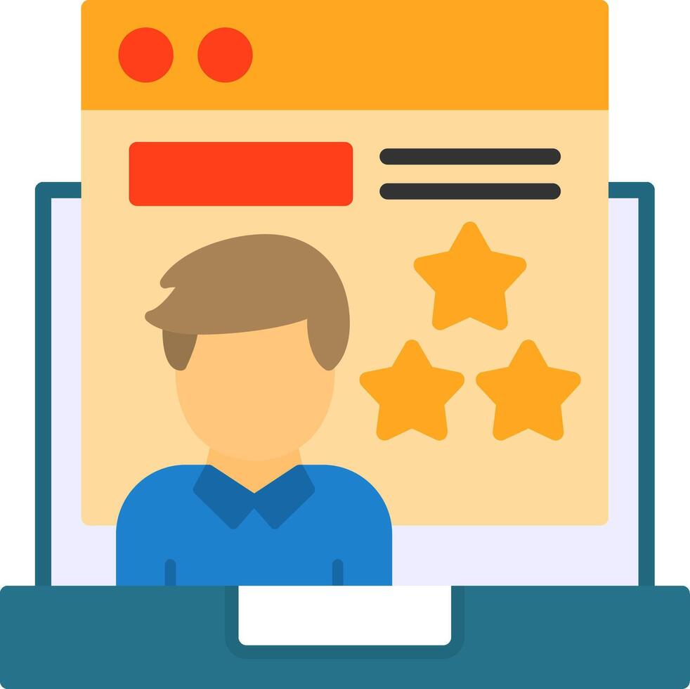 Customer Reviews Icon Design vector