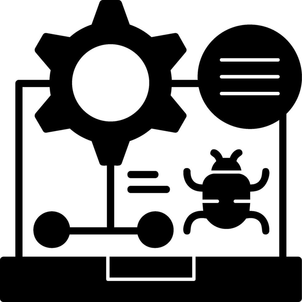 Debug Icon Design vector
