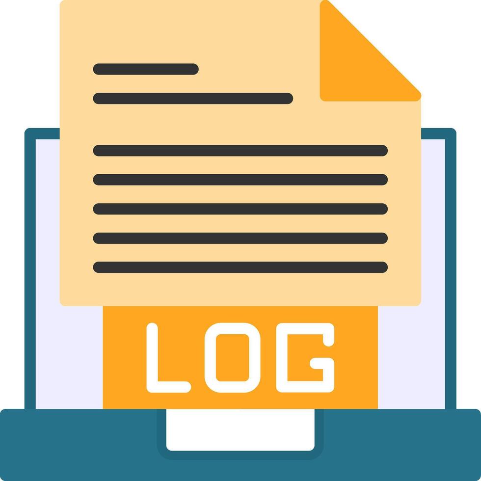 Logs Icon Design vector