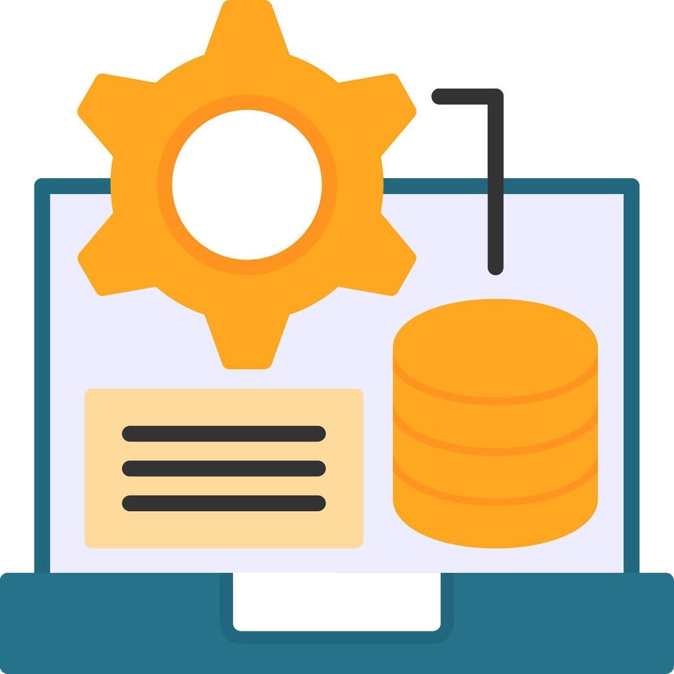 Database Icon Design vector