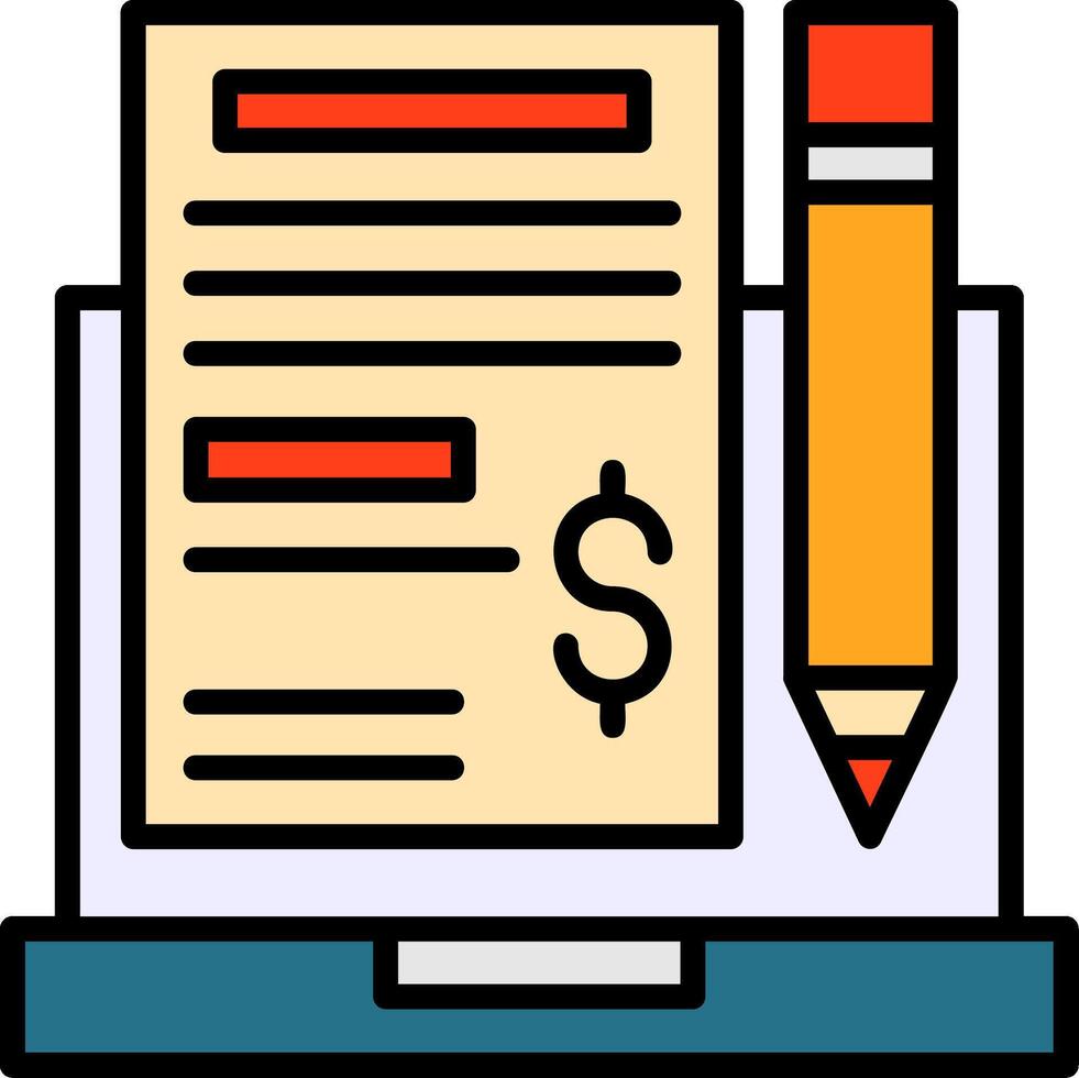 Project Budget Icon Design vector