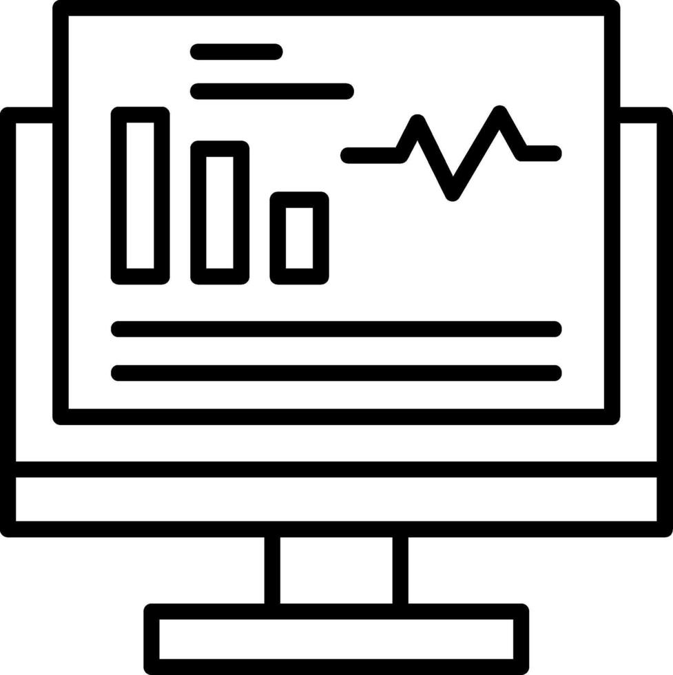 Monitor Icon Design vector