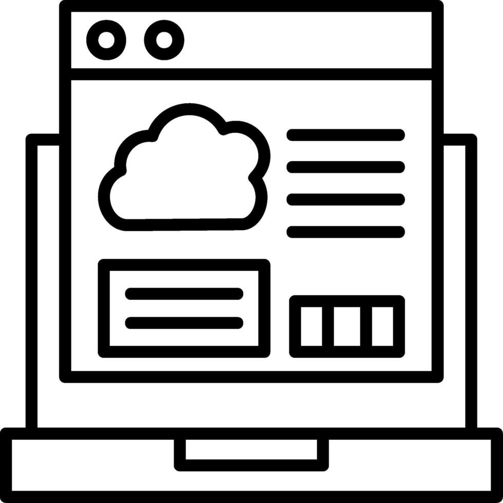 Cloud Coding Icon Design vector