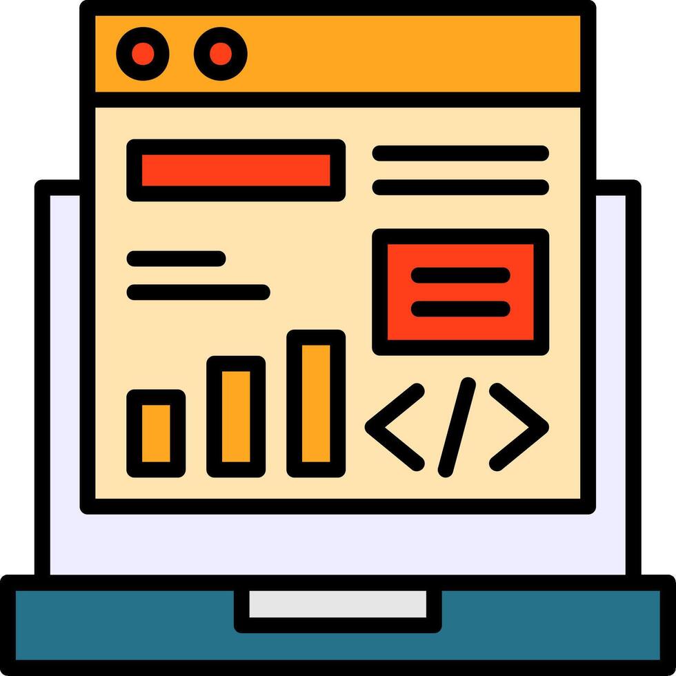 Code Deployment Icon Design vector