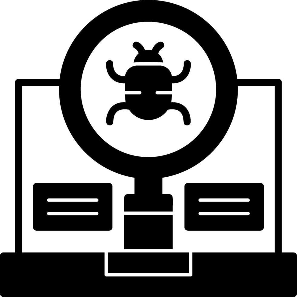 Search Bug Icon Design vector
