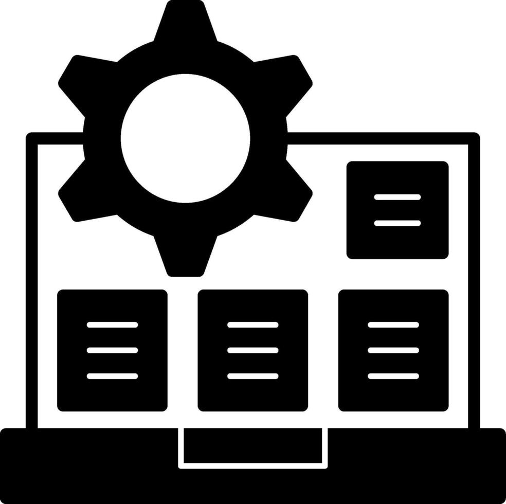 Algorithm Icon Design vector