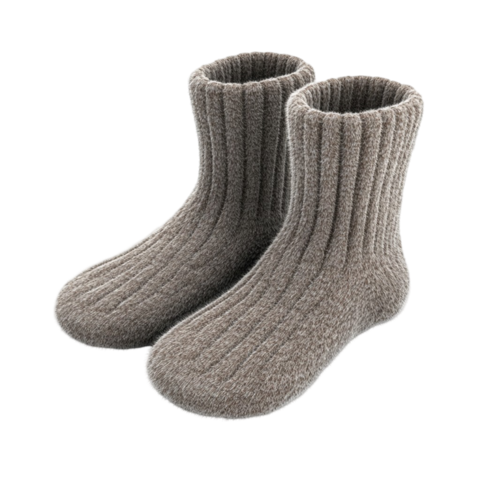 Eye-Catching Patterned Socks, Transparent Background png