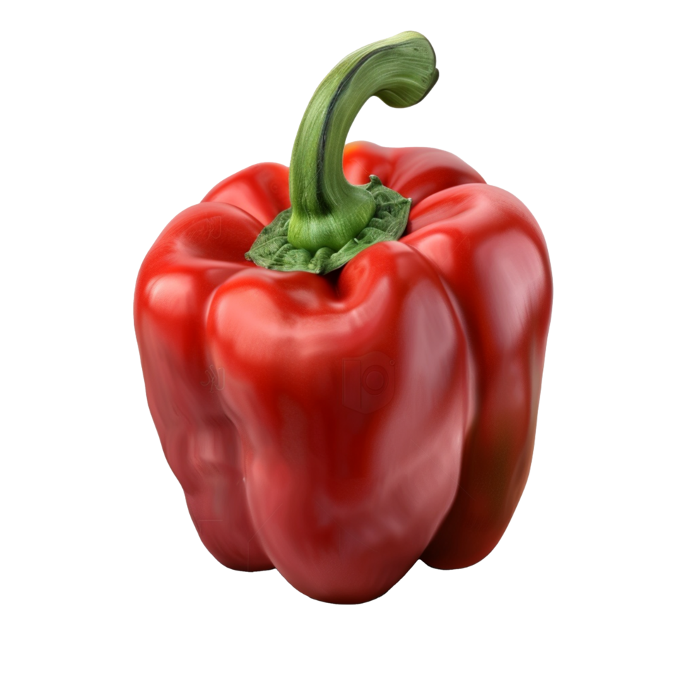 Square Type Red Chilli Icon Isolated on Transparent Background png