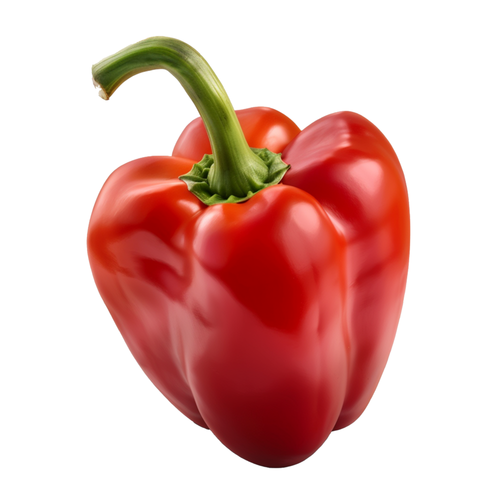 Red colorful Chilli Icon Isolated on Transparent Background png